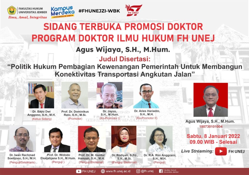 Sidang Ujian Terbuka Promosi Doktor Untuk Promovendus Koniherawati Ma 