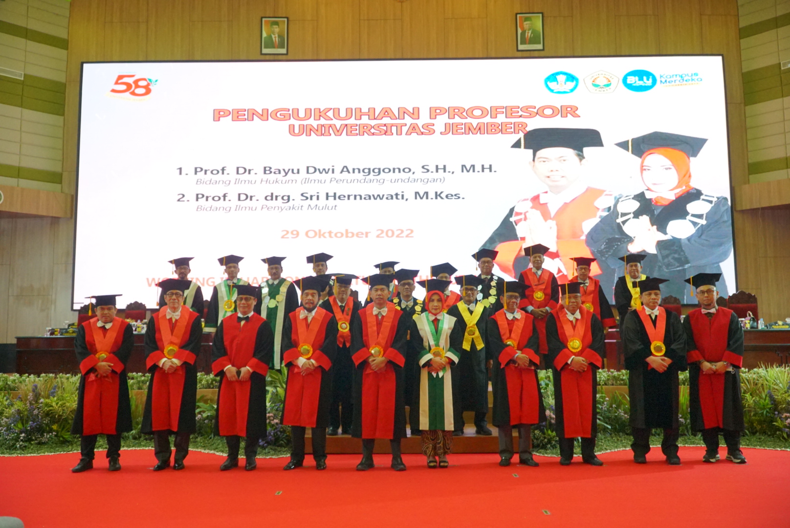 Pengukuhan 2 Guru Besar UNEJ Dibanjiri "Ucapan Selamat", Termasuk ...