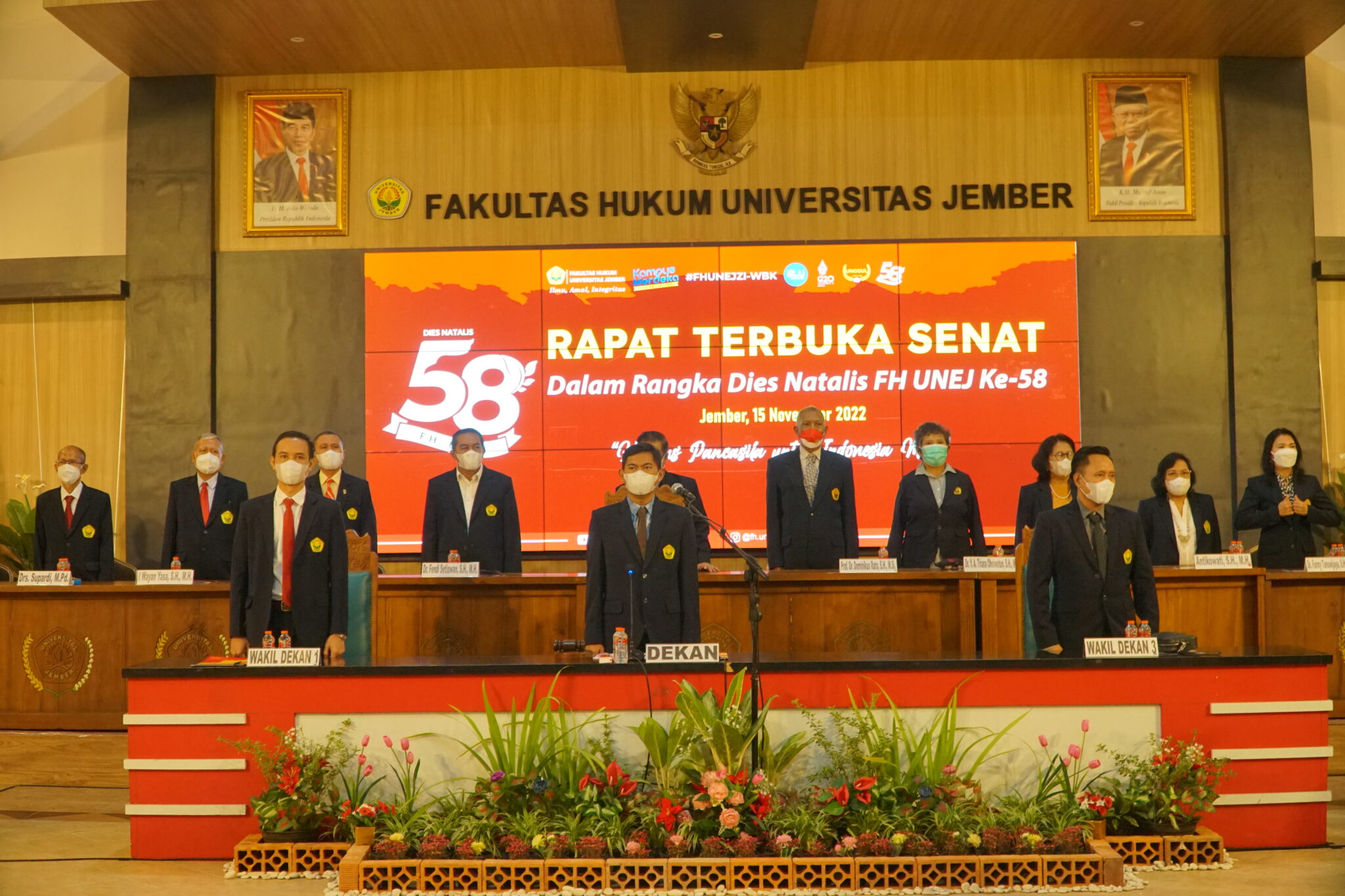 Ketua Senat: Dies Natalis 2022 Ini, Wajah FH UNEJ "Optimis, Dinamis ...