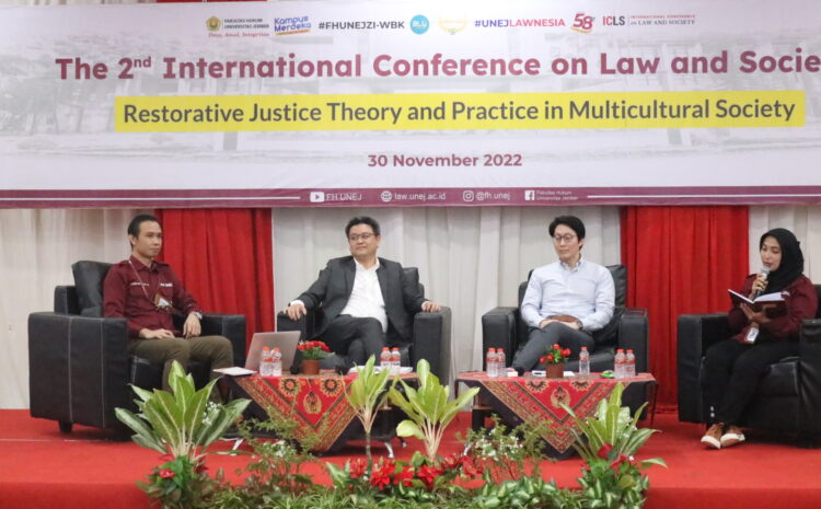  Konferensi Internasional: FH UNEJ Bahas Keadilan Restoratif dari Perspektif Pembicara Tiga Negara