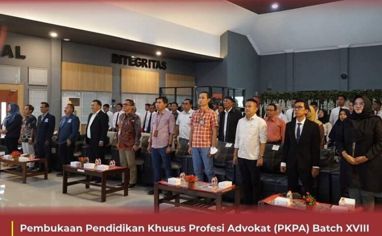  Fakultas Hukum Universitas Jember dan DPC Peradi Jember Gelar PKPA Batch XVIII dengan Metode Online Class