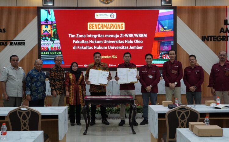  Benchmarking Zona Integritas Menuju ZI-WBK/WBBM FH UHO di FH UNEJ