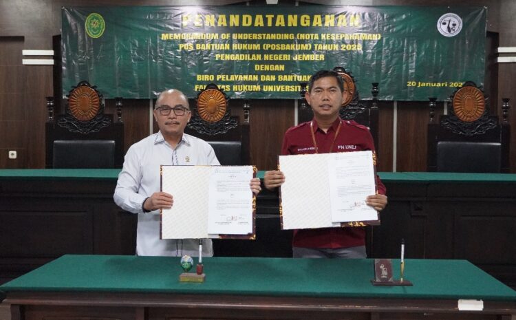  BPBH FH UNEJ Kembali Terpilih sebagai Pengelola Posbakum PN Jember untuk Kelima Kalinya