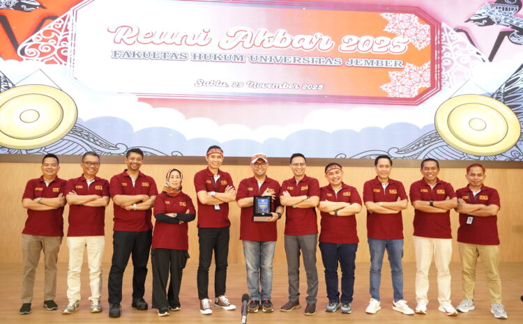 FH UNEJ Perkuat Jejaring Alumni Menuju World Class Law School 2035 di Reuni Akbar 2025