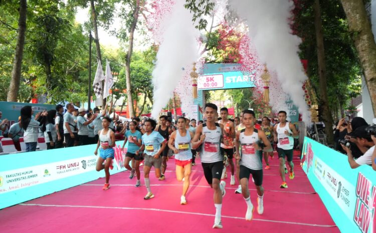  Gaet Lebih dari 2.000 Peserta, UNEJ Law Run for Justice 2025 Berlangsung Sangat Meriah