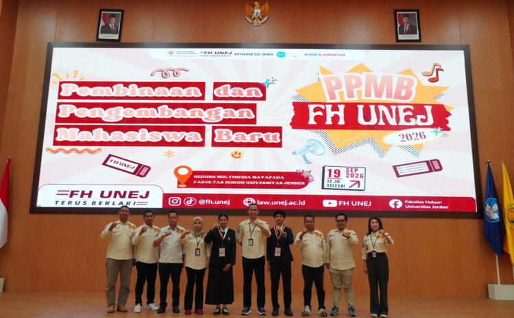  FH UNEJ Gelar PPMB 2026, Bekali Maba dengan Wawasan Bidang Akademik dan Kemahasiswaan