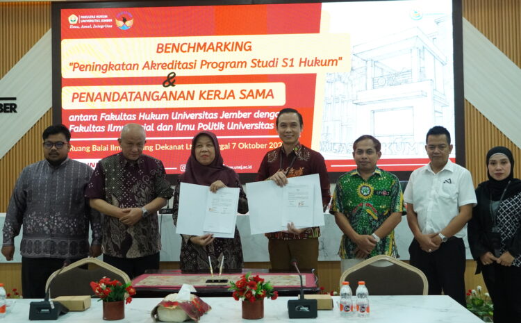  Perkuat Mutu Akademik dan Akreditasi, FH UNEJ Bersama FISIPOL Universitas Tidar Laksanakan Benchmarking